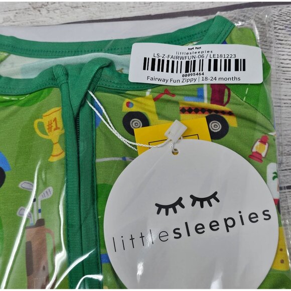 NIB Little Sleepies Fairway Fun Zippy Size 18-24 months - Picture 2 of 3